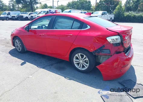 2019 Chevrolet Cruze Lt from USA, damaged, VIN 1G1BE5SM0K7105650